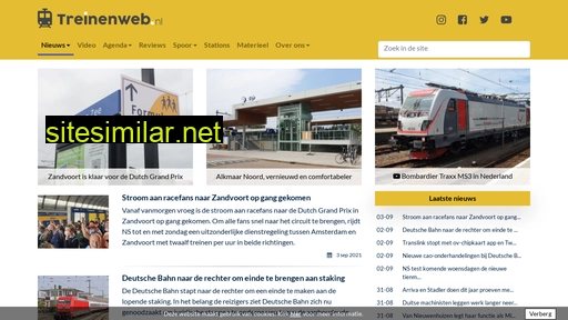 treinenweb.nl alternative sites
