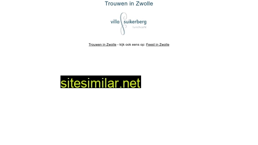 trouwenzwolle.nl alternative sites
