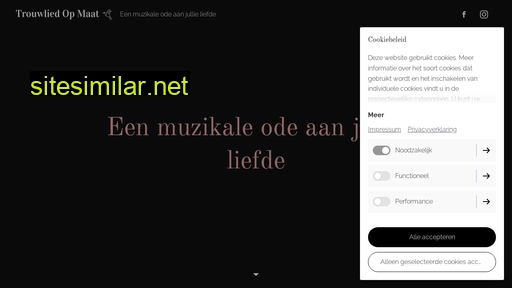 trouwliedopmaat.nl alternative sites