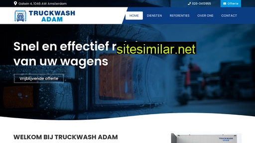 truckwashadam.nl alternative sites