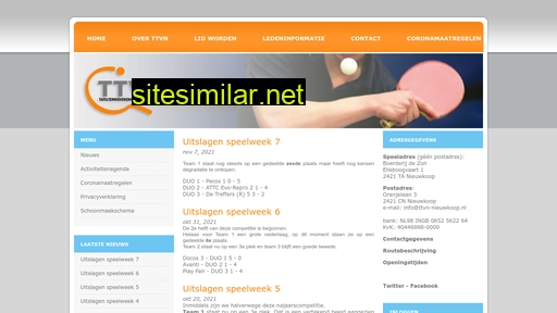 ttvn-nieuwkoop.nl alternative sites