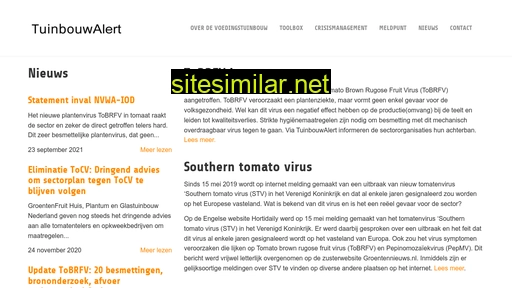 tuinbouwalert.nl alternative sites