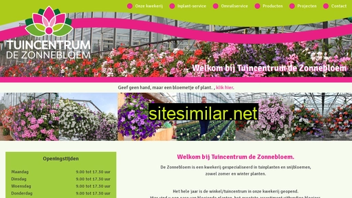 tuincentrumdezonnebloem.nl alternative sites