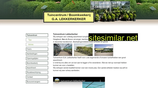 tuincentrumlekkerkerker.nl alternative sites