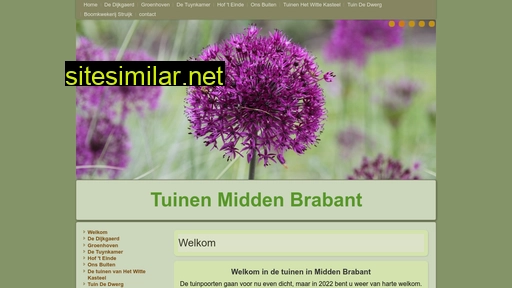 tuinenmiddenbrabant.nl alternative sites