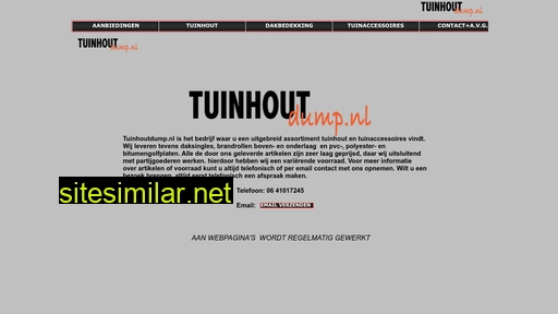 tuinhoutdump.nl alternative sites