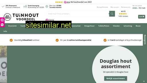 tuinhoutvoordeel.nl alternative sites