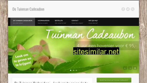 tuinmancadeaubon.nl alternative sites