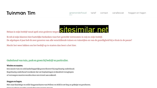 tuinmantim.nl alternative sites