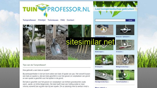 tuinprofessor.nl alternative sites