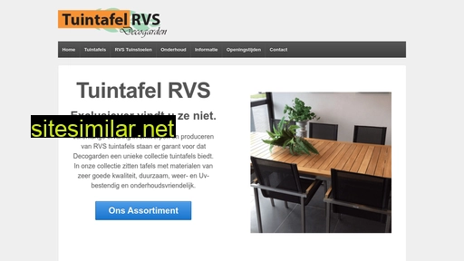 tuintafelrvs.nl alternative sites