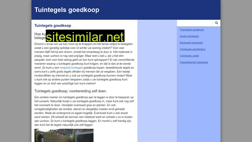 tuintegels-goedkoop.nl alternative sites