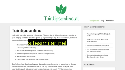 Tuintipsonline similar sites
