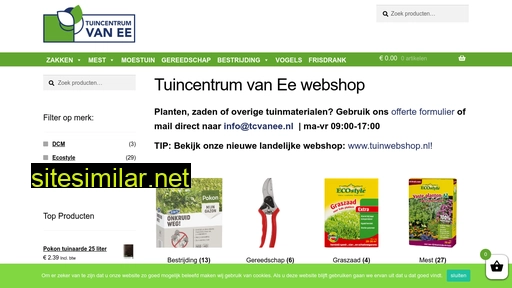tuinwebshopvanee.nl alternative sites