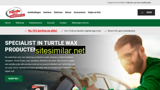 Turtlewaxwebshop similar sites