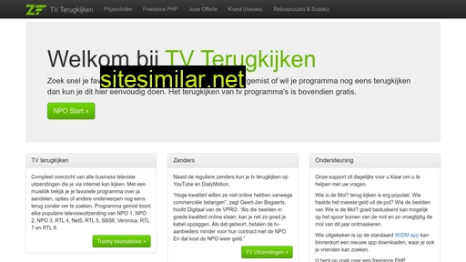 tvterugkijken.nl alternative sites