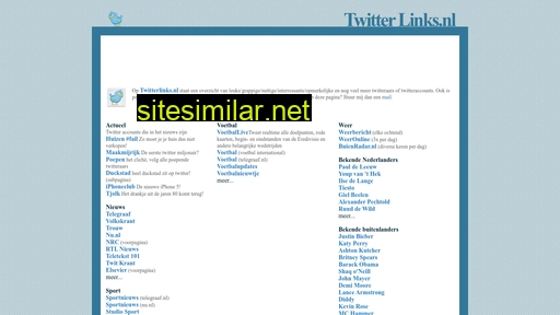 twitterlinks.nl alternative sites