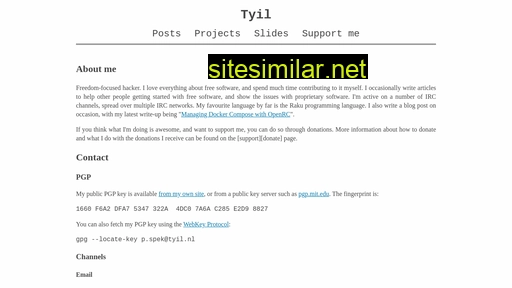 tyil.nl alternative sites