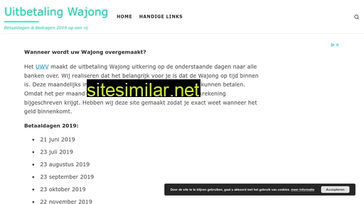uitbetalingwajong.nl alternative sites