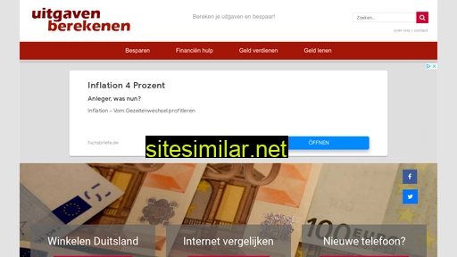 uitgavenberekenen.nl alternative sites