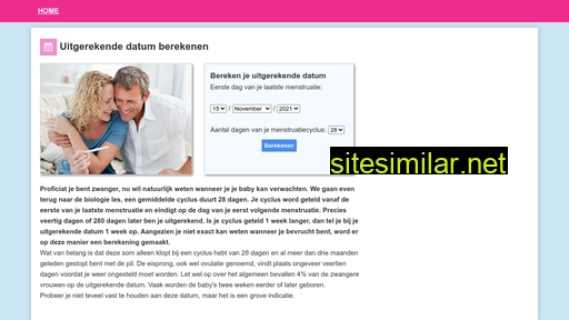 uitgerekendedatum.nl alternative sites