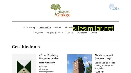 uitgeverijginkgo.nl alternative sites