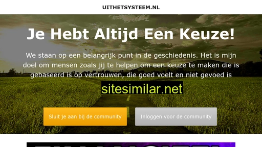uithetsysteem.nl alternative sites