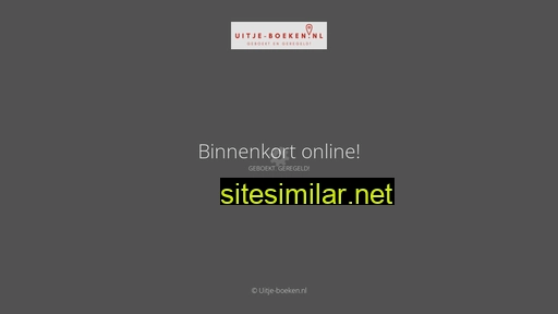 uitje-boeken.nl alternative sites
