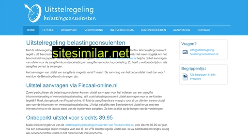 uitstelregeling-belastingconsulenten.nl alternative sites