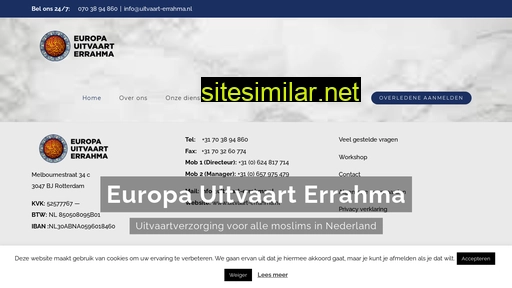 uitvaart-errahma.nl alternative sites