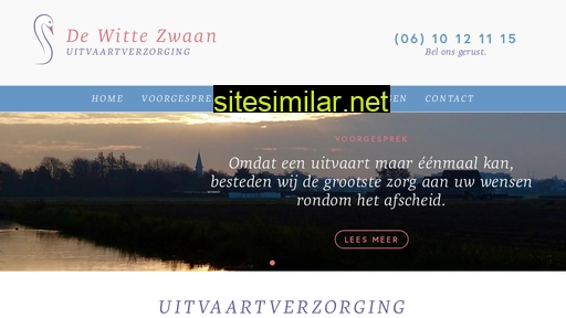 uitvaartverzorgingdewittezwaan.nl alternative sites