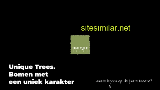 uniquetrees.nl alternative sites