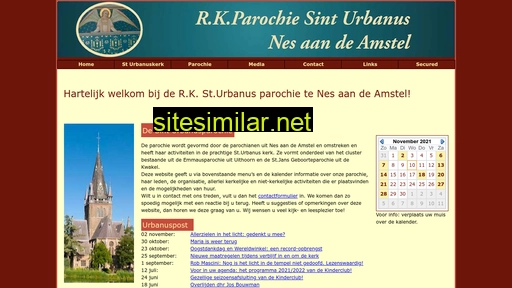 urbanusparochienes.nl alternative sites