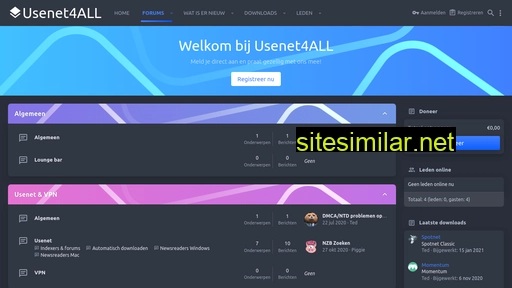 usenet4all.nl alternative sites