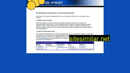 userinterface.nl alternative sites