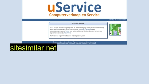 uservice.nl alternative sites