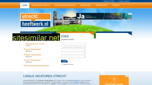 utrechtheeftwerk.nl alternative sites