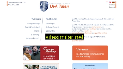 uvatalen.nl alternative sites