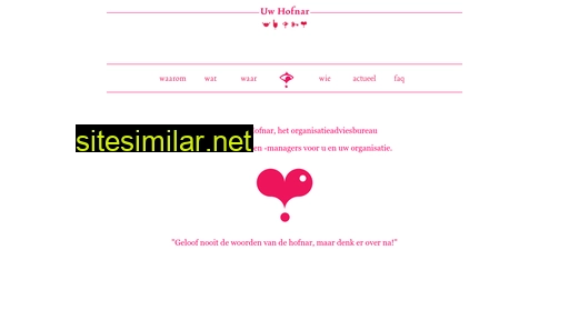 uwhofnar.nl alternative sites