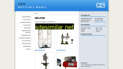 uwm-machines.nl alternative sites