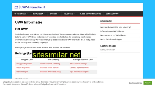 uwv-informatie.nl alternative sites