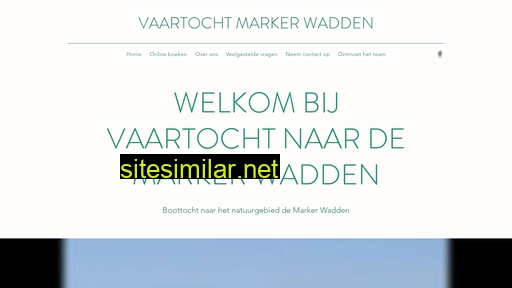 vaartochtmarkerwadden.nl alternative sites