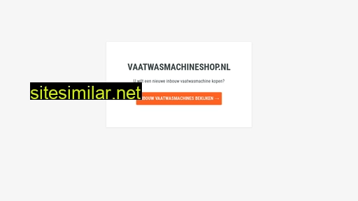 vaatwasmachineshop.nl alternative sites
