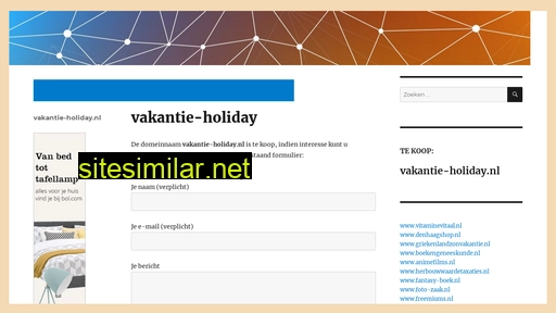 vakantie-holiday.nl alternative sites