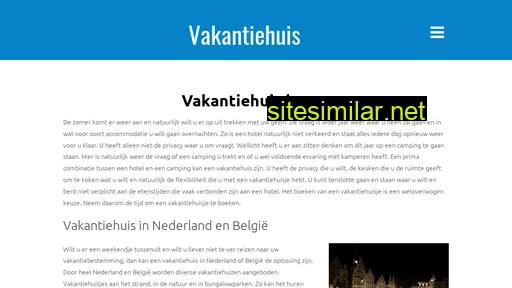 vakantiehuisineuropa.nl alternative sites