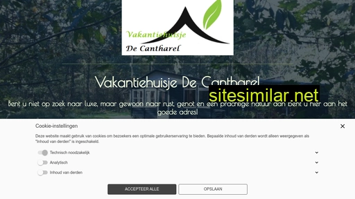 vakantiehuisjedecantharel.nl alternative sites