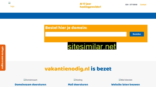vakantienodig.nl alternative sites