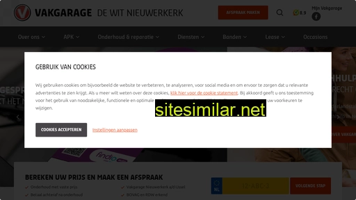 vakgaragedewit.nl alternative sites