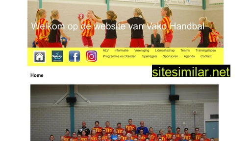 vakohandbal.nl alternative sites