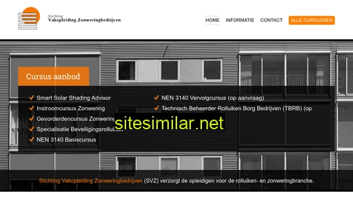 vakopleidingzonwering.nl alternative sites